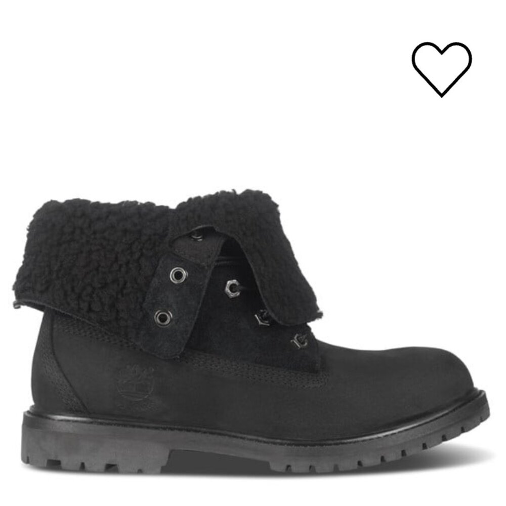 Timberland winter fleece fold down boots
